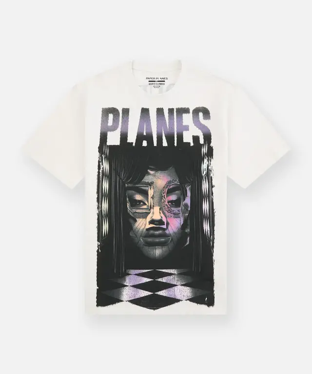 Paper Planes Paper Planes Surrealist Face Heavyweight Tee