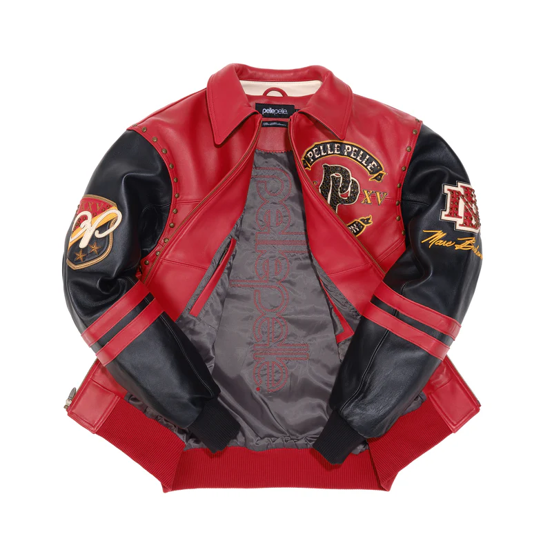 Pelle Pelle Panther Jacket 'Black/Red|324-37505-CBM|Top Pelle Pelle Panther Jacket 'Black/Red|324-37505-CBM|Top