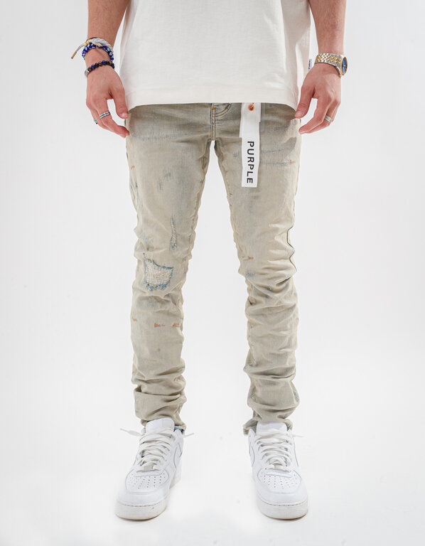 Purple Brand Purple Brand Oil Repair Denim Pant 'Superlight'