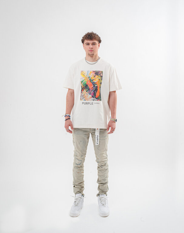 Purple Brand Purple Brand Oil Repair Denim Pant 'Superlight'