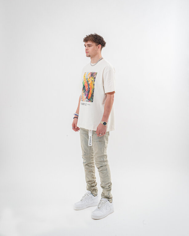 Purple Brand Purple Brand Oil Repair Denim Pant 'Superlight'