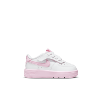 white and pink air force 1s