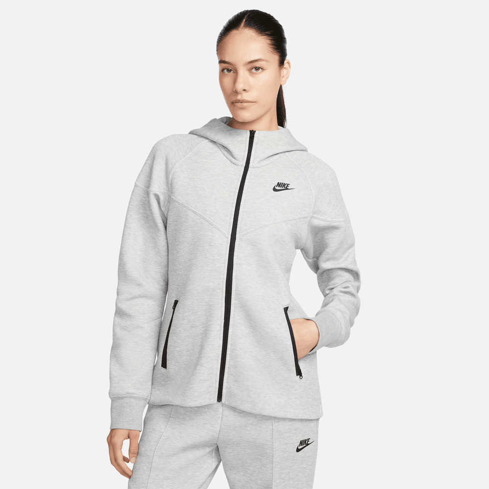Wmns Nike SPW Tech FLC WDR FZ HOD 'Dk Grey Heather/Black Wmns Nike SPW Tech FLC WDR FZ HOD 'Dk Grey Heather/Black