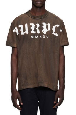 Purple Brand Textured Jersey Tee 'Orange|P104-JOWG125|Top