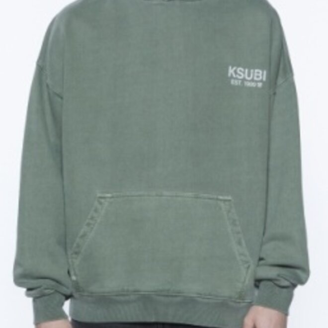 Ksubi Fuego Ekcess Zip Thru Hoodie 'White|MPS25FL007-010|Top