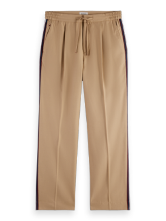Scotch & Soda S&S Tape Trimmed Tailored Straight Pant