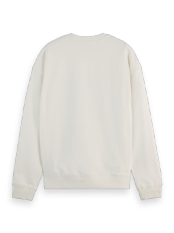 Scotch & Soda S&S Embroidered Chest Artwork Crewneck