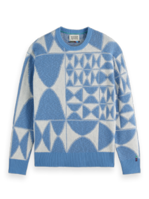 Scotch & Soda S&S Textured Jacquard Crewneck