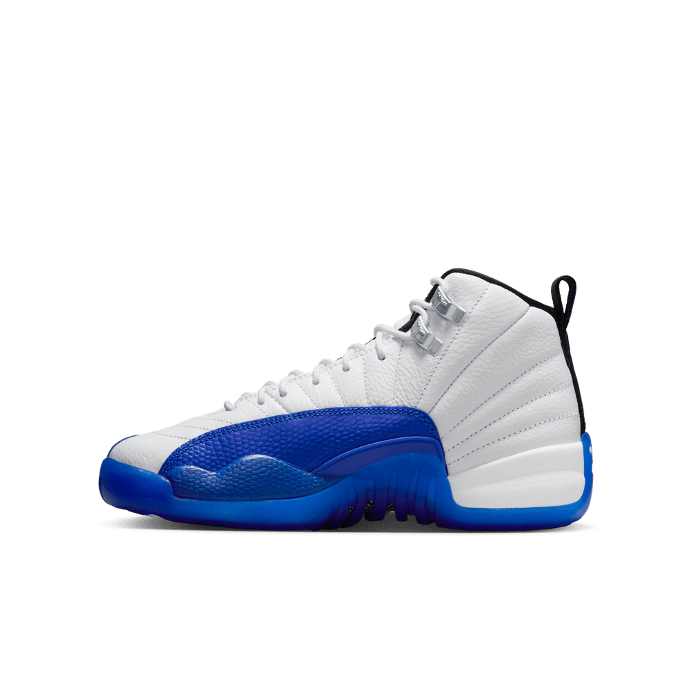 GS Air Jordan 12 Retro 'White/Black-Game Royal|153265-140 GS Air Jordan 12 Retro 'White/Black-Game Royal|153265-140