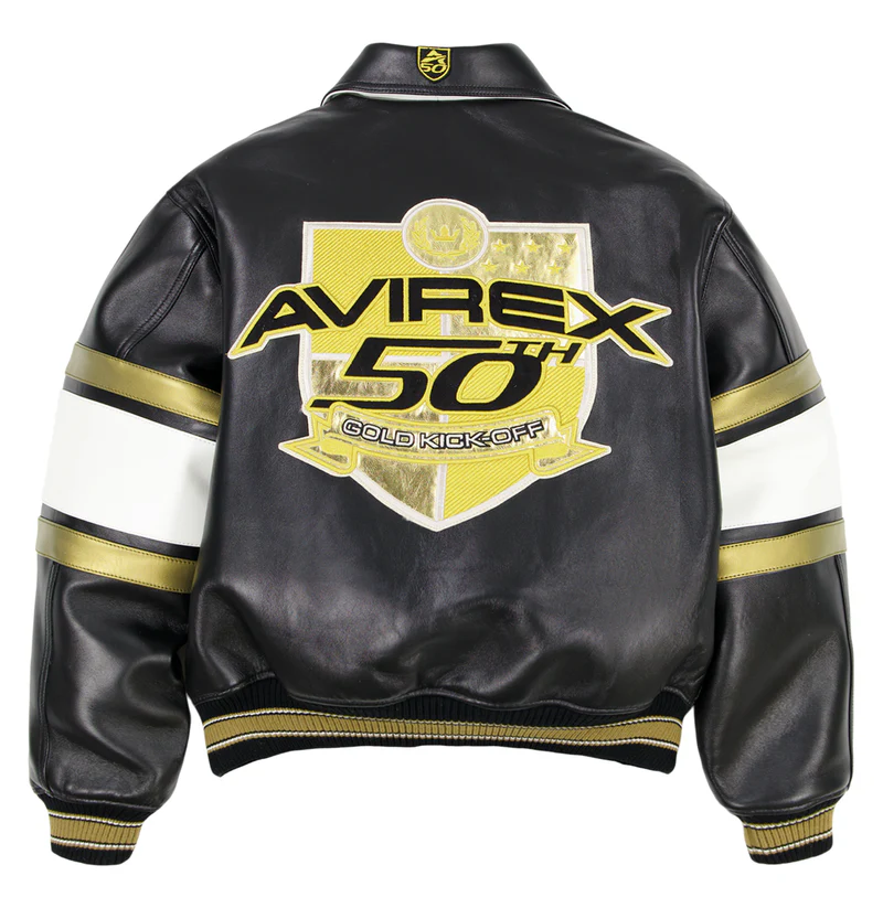 Avirex Gold Anniversary Legend Jacket 'Black|AVS251O05-BLK Avirex Gold Anniversary Legend Jacket 'Black|AVS251O05-BLK