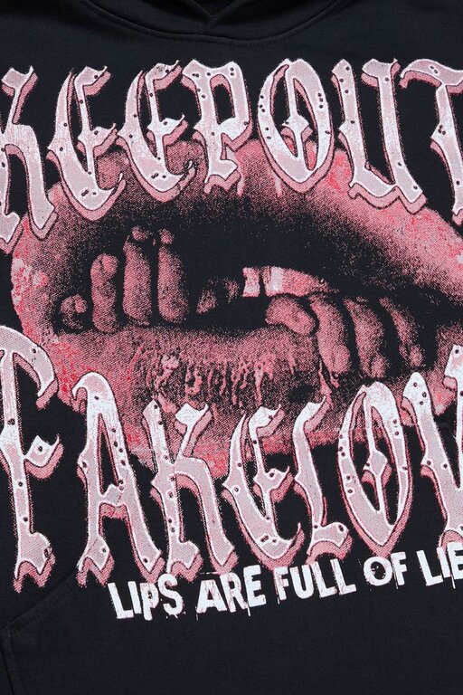 Keep Out Fake Love KOFL True Lies Hoodie