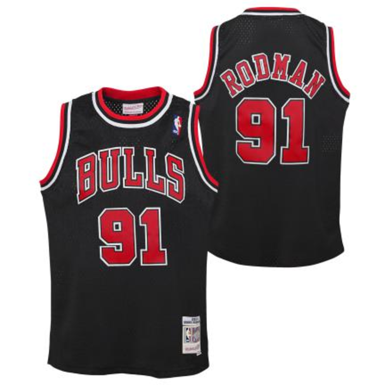Mitchell & Ness Kids M&N Chicago Bulls Swingman Jersey Dennis Rodman