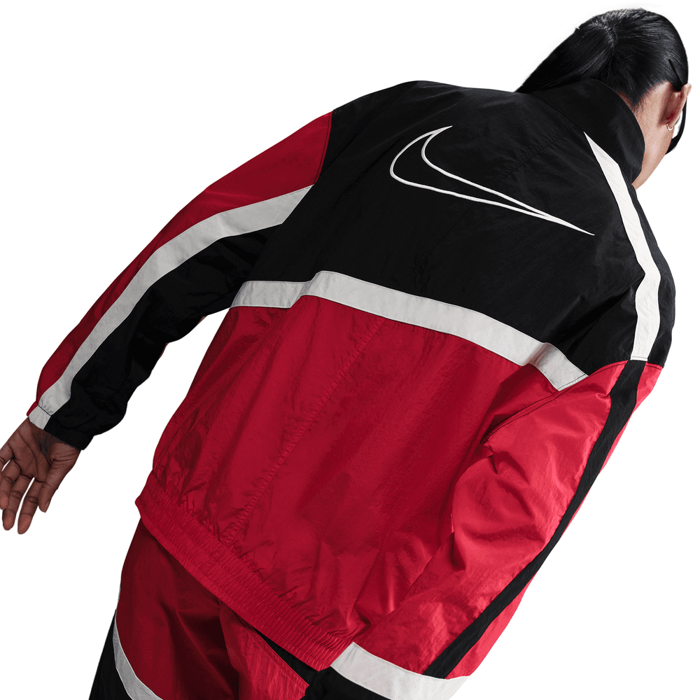 Wmns Nike SPW OS Woven Jacket 'University Red/Black/Sail Wmns Nike SPW OS Woven Jacket 'University Red/Black/Sail