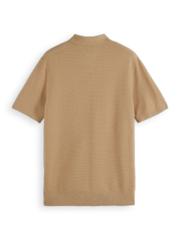 Scotch & Soda S&S Structured Knitted Polo