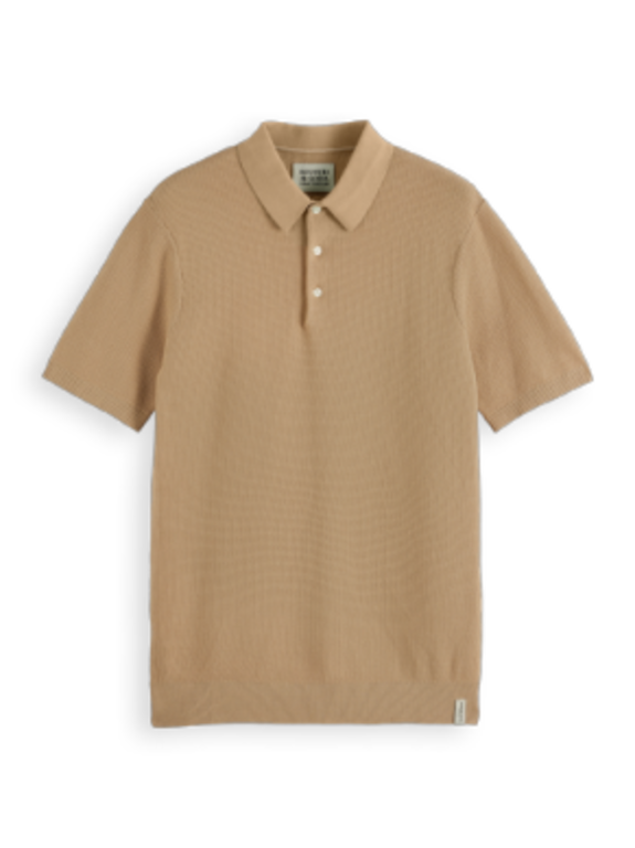 Scotch & Soda S&S Structured Knitted Polo