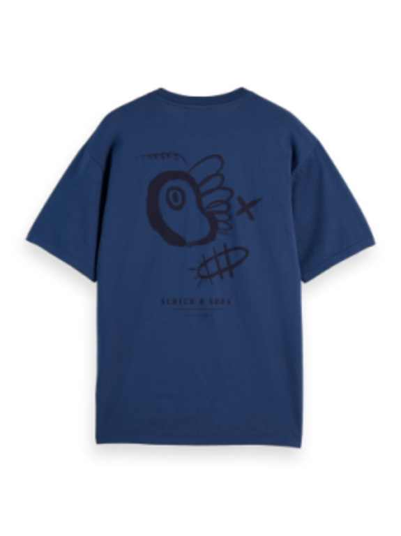Scotch & Soda S&S Front And Back Artwork Tee