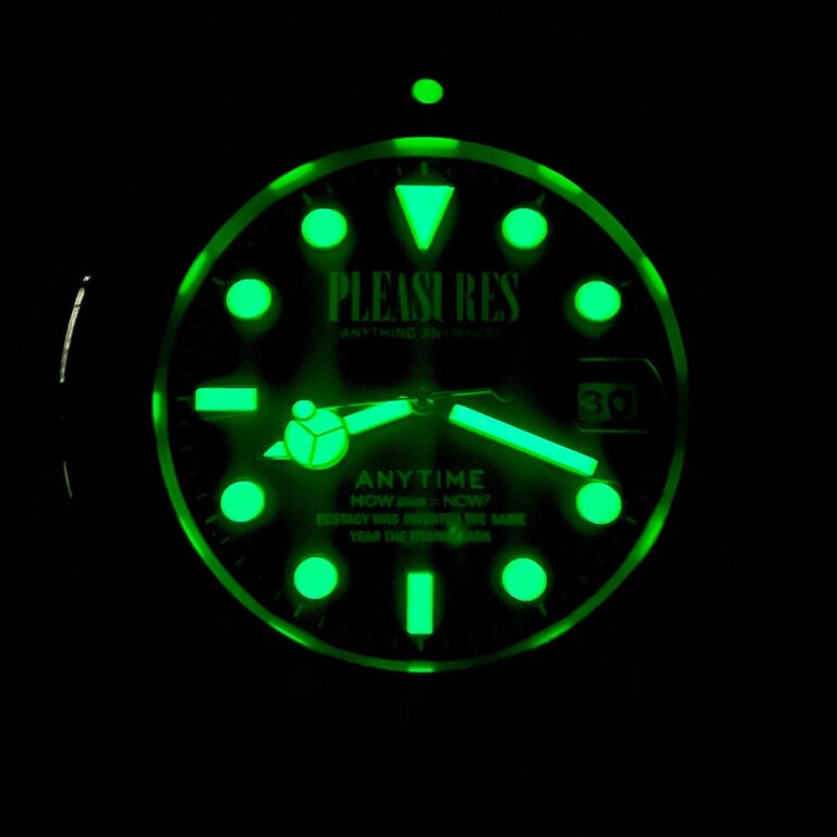 Pleasures Pleasures Anytime Clock
