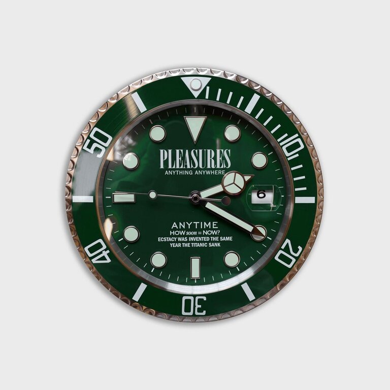 Pleasures Pleasures Anytime Clock