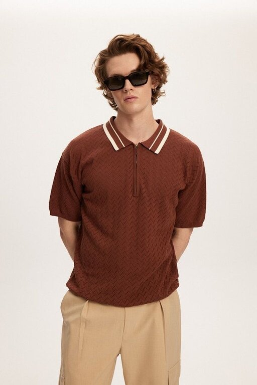 Kuwalla Kuwalla Knit Zip Polo