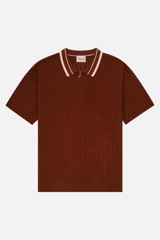 Kuwalla Kuwalla Knit Zip Polo