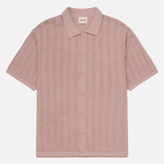 Kuwalla Kuwalla Wave Knit Polo Shirt