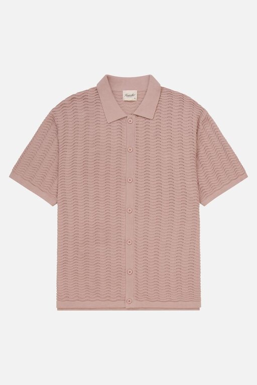 Kuwalla Kuwalla Wave Knit Polo Shirt