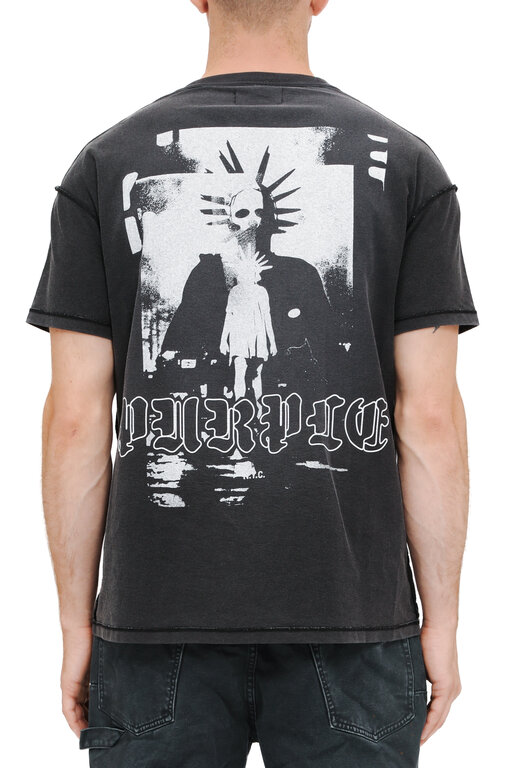 Purple Brand Purple Brand Textured Inside Out Tee