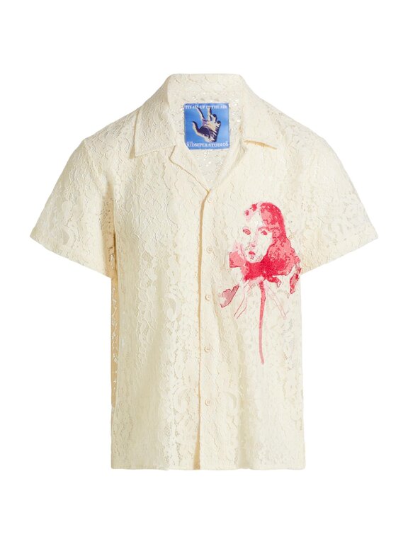 Kidsuper Kidsuper Lace Girl Painting Shirt