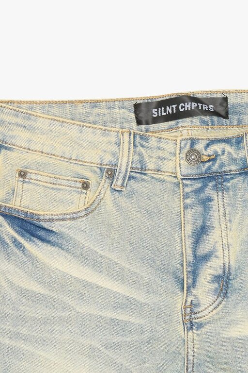 Silnt Chptrs Silnt Chpters Stacked Denim Pant