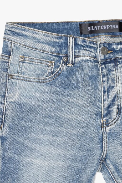 Silnt Chptrs Silnt Chpters Stacked Denim Pant