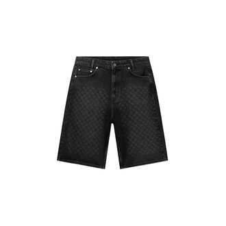 Daily Paper Daily Paper Laser Monogram Denim Short