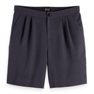 Scotch & Soda S&S Pleated Sateen Bermuda Short
