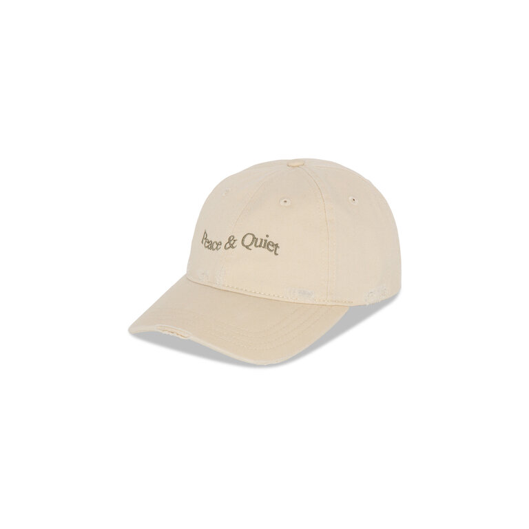 Museum Of Peace And Quiet MOPQ Wordmark Distressed Dad Hat