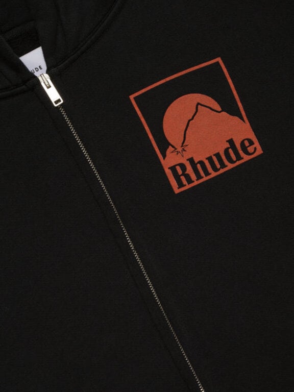 Rhude Rhude Moonlight Badge Full-Zip Hoodie