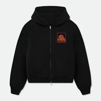 Rhude Rhude Moonlight Badge Full-Zip Hoodie