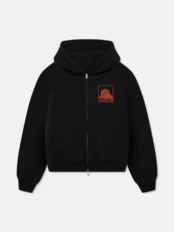 Rhude Rhude Moonlight Badge Full-Zip Hoodie