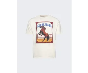 Rhude Cadre Tee 'VTG White|RHSS25TT05012|Top Fashion - Top