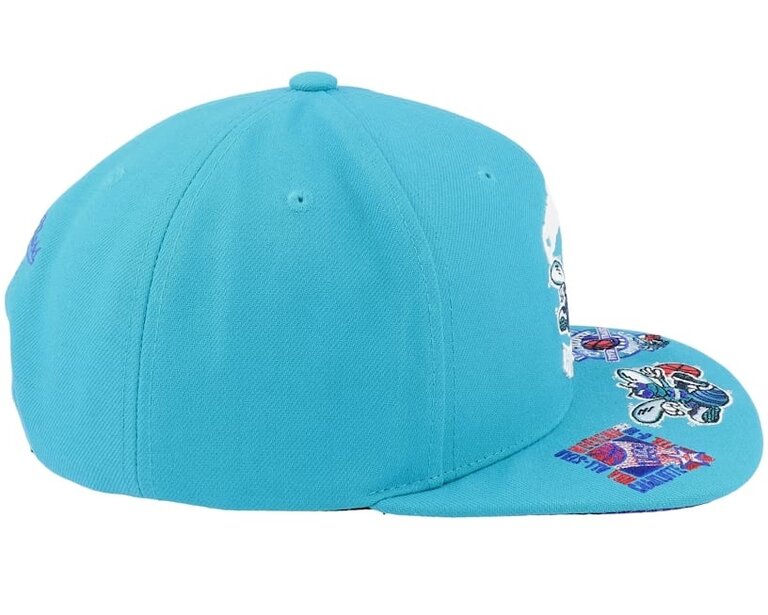 Mitchell & Ness M&N Front Face Snapback Charlotte Hornets