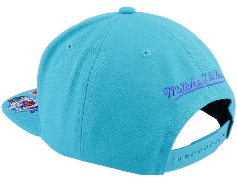 Mitchell & Ness M&N Front Face Snapback Charlotte Hornets