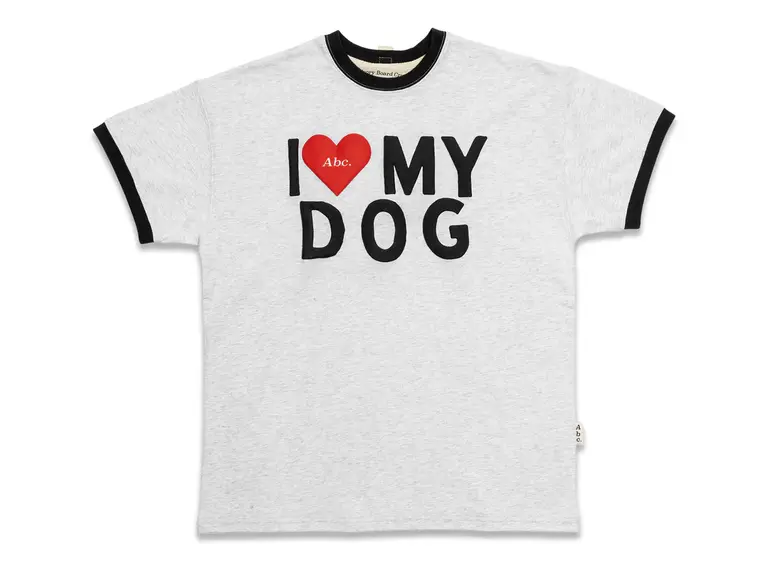 Advisory Board Crystals Abc. I Love My Dog Ring Tee