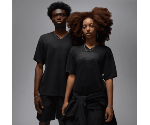 Air Jordan Knit Jersey Top 'Off Noir/Dark Smoke Grey|HQ0766