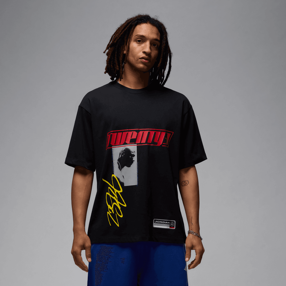 Air Jordan Flight Essentials Oversized Tee 'Black/White