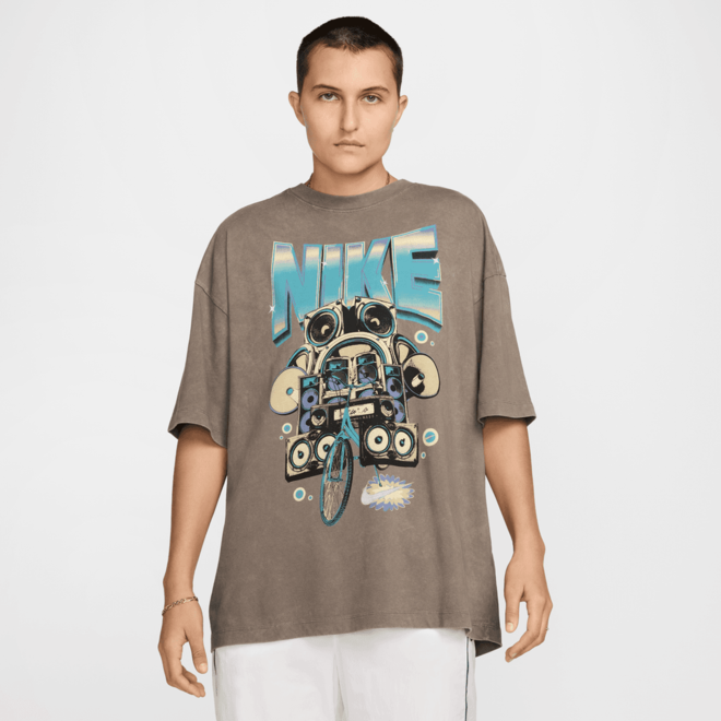 【ANGLAN】Waffle Pigment Over Half Tee Menswear | Pigment Waffle Tee, Brown
