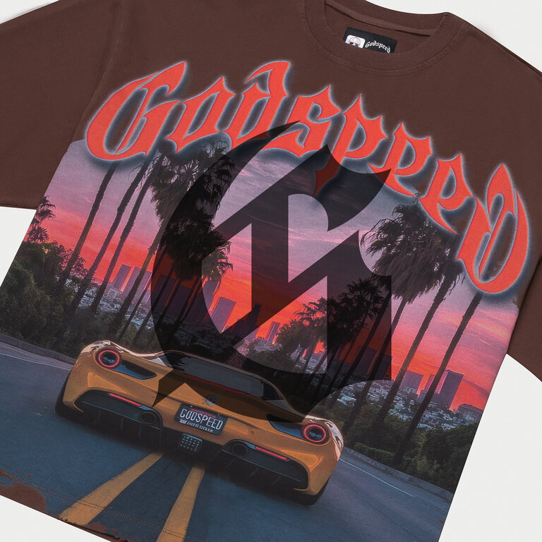 Godspeed Godspeed Sunset BLVD Tee