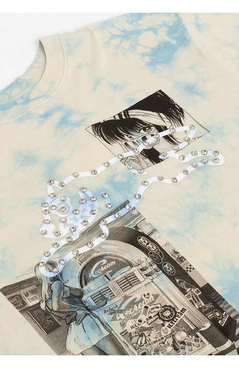 Icecream Icecream Dine And Dash Knit Oversized Tee
