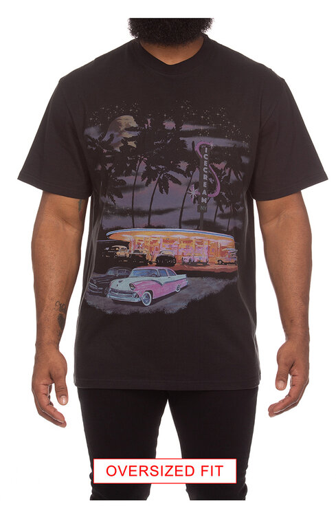 Icecream Icecream Diamond Knit Oversized Tee