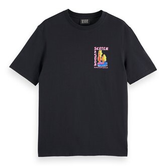 Scotch & Soda S&S Front And Back Artwork Tee