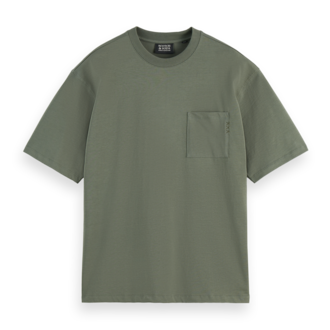 Scotch & Soda S&S Core Loose-Fit 3 Crosses Tee