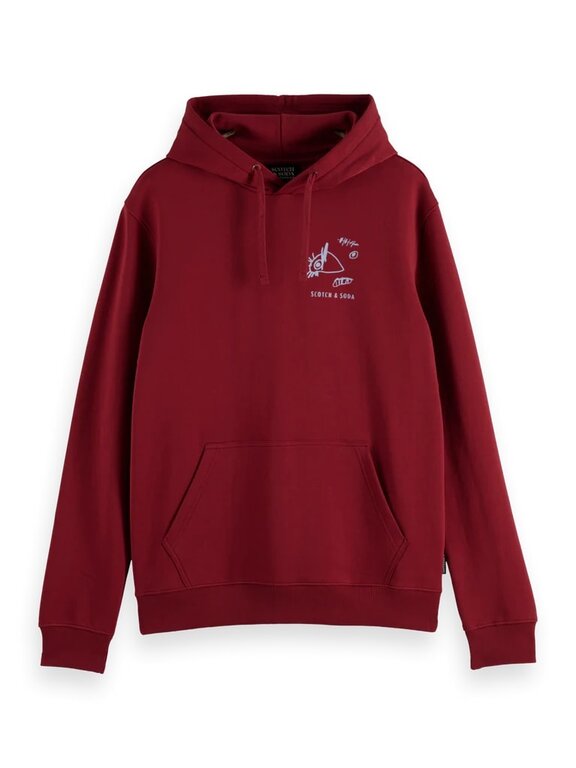 Scotch & Soda S&S Front And Back Artwork Hoodie