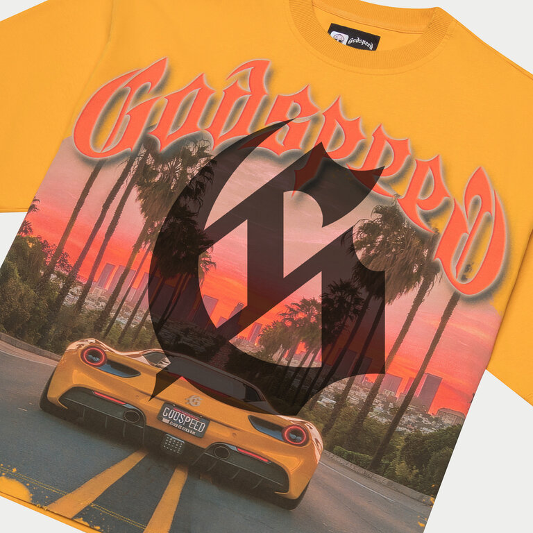 Godspeed Godspeed Sunset BLVD Tee